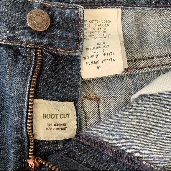 Eddie Bauer Jeans Size 6 Petite - Picture 7 of 11